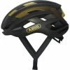 Casque Abus Air Breaker - Noir/Or -Fizik Soldes casque abus air breaker noir or