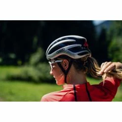 Casque Route Abus Air Breaker Argent/Blanc -Fizik Soldes casque route abus airbreaker argent blanc 4