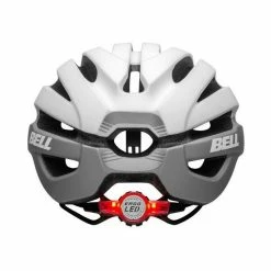 Casque Route Bell Avenue LED Blanc/Gris -Fizik Soldes casque route bell avenue led blanc gris 2