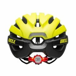 Casque Route Bell Avenue LED Jaune/Noir -Fizik Soldes casque route bell avenue led jaune noir 2