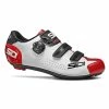 Chaussures Vélo Route Sidi Alba 2 Blanc/Noir/Rouge -Fizik Soldes chaussures velo route sidi alba 2 blanc noir rouge