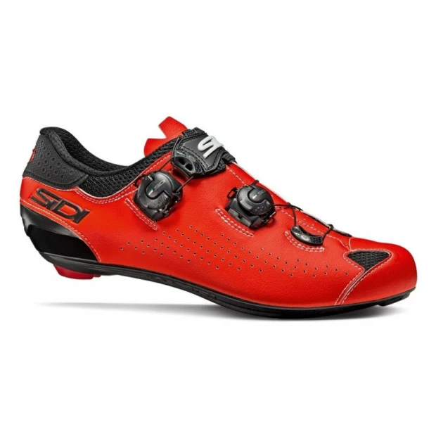 Chaussures Vélo Route Sidi Genius 10 Noir/Rouge 3 Chaussures Vélo Route Sidi Genius 10 Noir/Rouge
