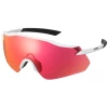 Lunettes Shimano Equinox 4 Blanc Métallique Verres Road -Fizik Soldes lunettes shimano equinox 4 blanc metallique verres road