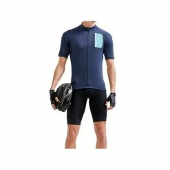 Maillot Homme Craft Gravel Advanced - Bleu -Fizik Soldes maillot homme craft gravel advanced bleu 3