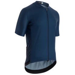 Maillot Route Assos Mille GT C2 EVO Bleu Stone -Fizik Soldes maillot route assos mille gt c2 evo bleu stone 2