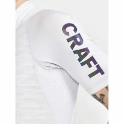 Maillot Route Homme Craft Advanced Endur Lumen Blanc -Fizik Soldes maillot route homme craft advanced endur lumen blanc 4