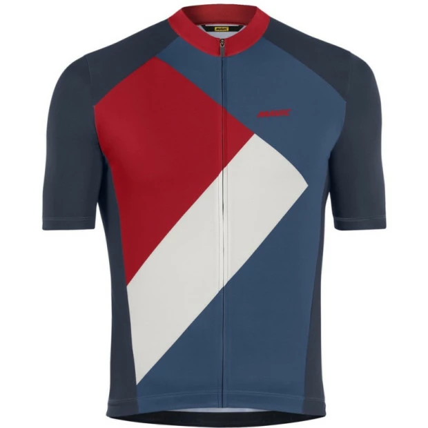 Maillot Route Mavic Ksyrium Bleu Marine/Rouge 3 Maillot Route Mavic Ksyrium Bleu Marine/Rouge