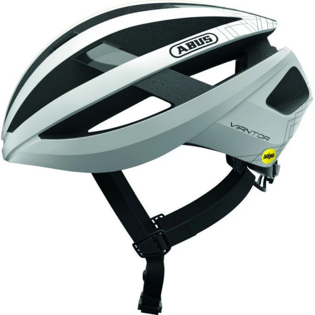 Casque Route Abus Viantor MIPS Blanc Polaire Mat 3 Casque Route Abus Viantor MIPS Blanc Polaire Mat